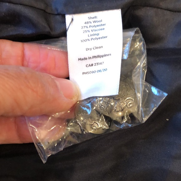 Talbots Aberdeen wool navy blazer - Picture 6 of 7